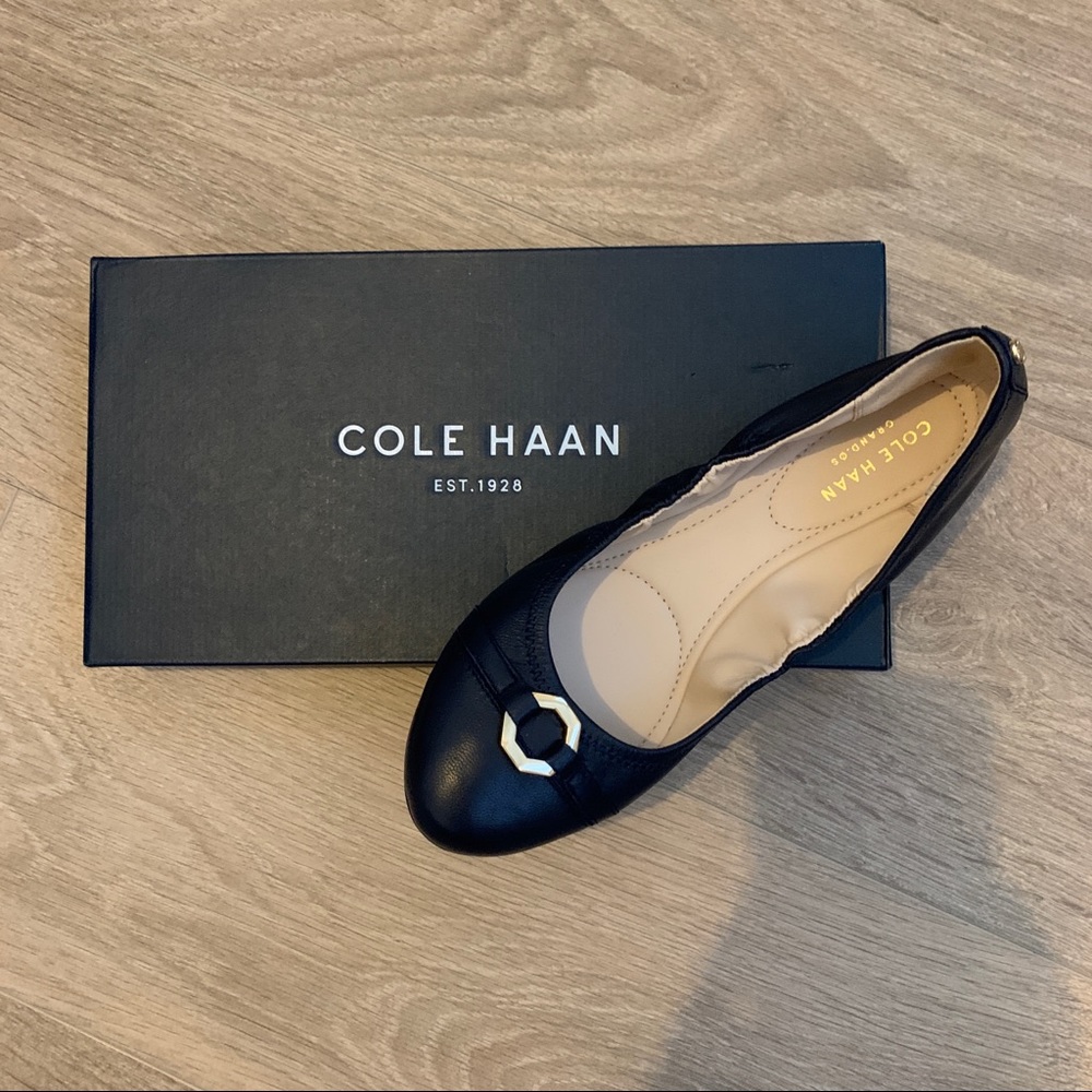 Cole Haan Reese Ballet Flat (Navy)